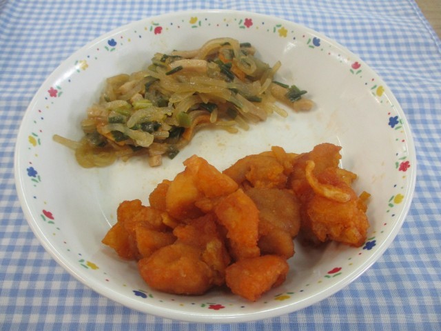チャプチェ＆ヤンニョムチキン
